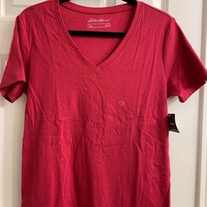 Eddie Bauer Short Sleeve V-neck Tee